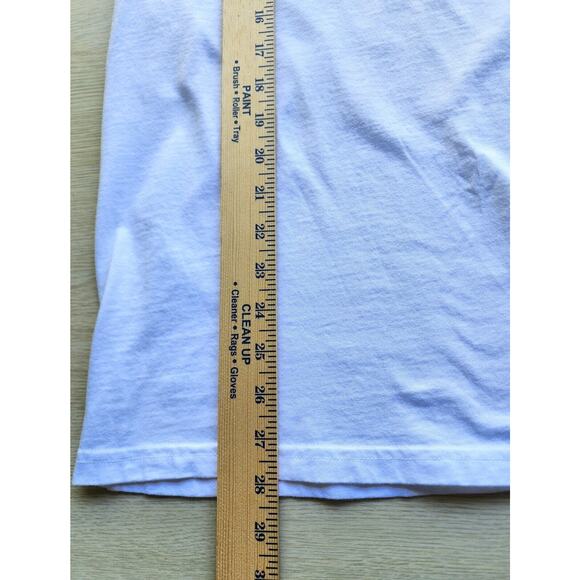 T-SHIRT-GUY HARVEY-MEN'S-White-Large Back Graphic-Florida Theme-Size LARGE - Picture 12 of 14